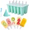 Popsicle Molds -10 Pieces Easy Release - Reusable BPA Free Silicone Ice Pop Molds Maker With Silicone Funnel & Cleaning Brush